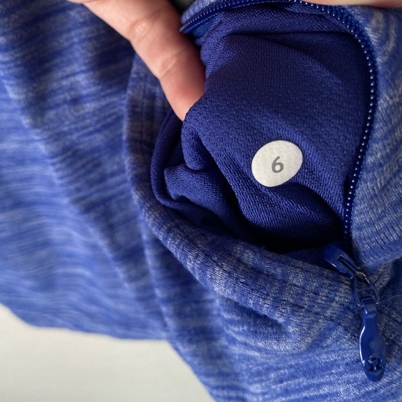 Lululemon Kanto catch me 1/2 zip pullover blue 6 - Picture 12 of 13
